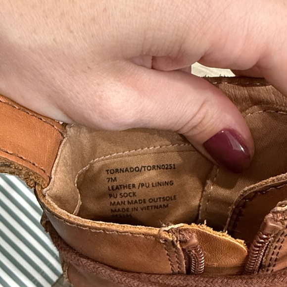 Steve Madden Brown Combat Boots - Picture 5 of 5